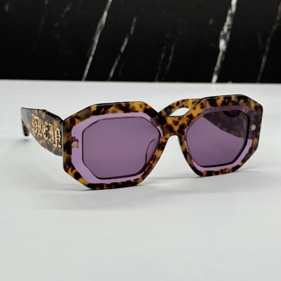 NEW SPP098M 0778 PHILIPP PLEIN SUPREME STAR HAVANA WOMEN SUNGLASSES - Picture 4 of 12